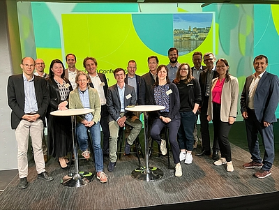 Die Delegation der österreichischen Leichtbauplattform bei der ELN-Konferenz in Stockholm. © Business Upper Austria