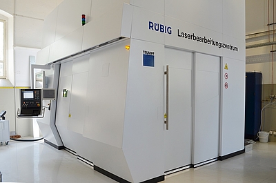 The RUBIG 5-axis laser processing centre offers virtually unlimited options true to the motto of "4 lenses and 4 technologies"