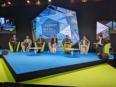 Podiumsdiskussion auf der JEC World in Paris